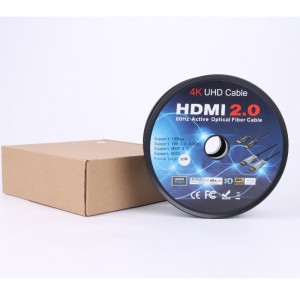 ARC funkció Fiber HDMI CABLE (optikai szálas átvitel), Optoelektronikai hibrid; Metal Shell, 4K